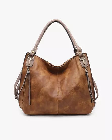 Connar Distressed Side Pocket Tote
