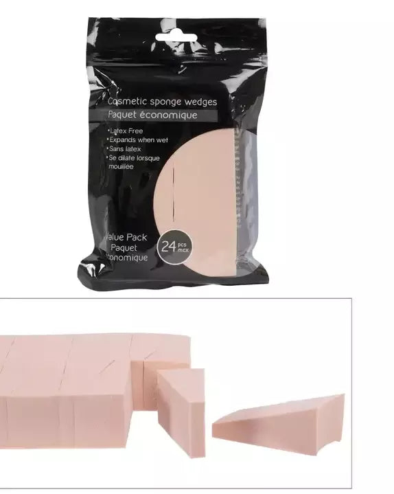 Cosmetic Sponge Wedges Value Pack
