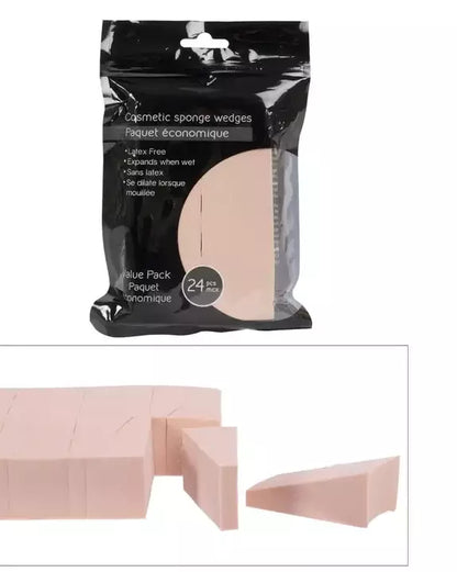 Cosmetic Sponge Wedges Value Pack