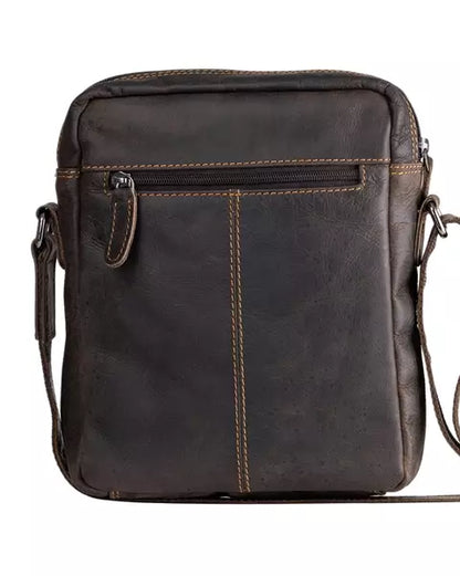 Dallas Unisex Leather Crossbody Bag