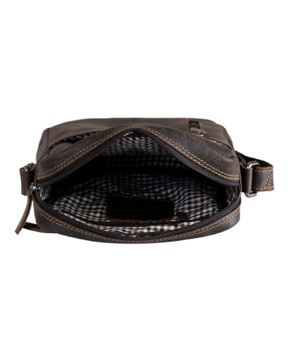 Dallas Unisex Leather Crossbody Bag