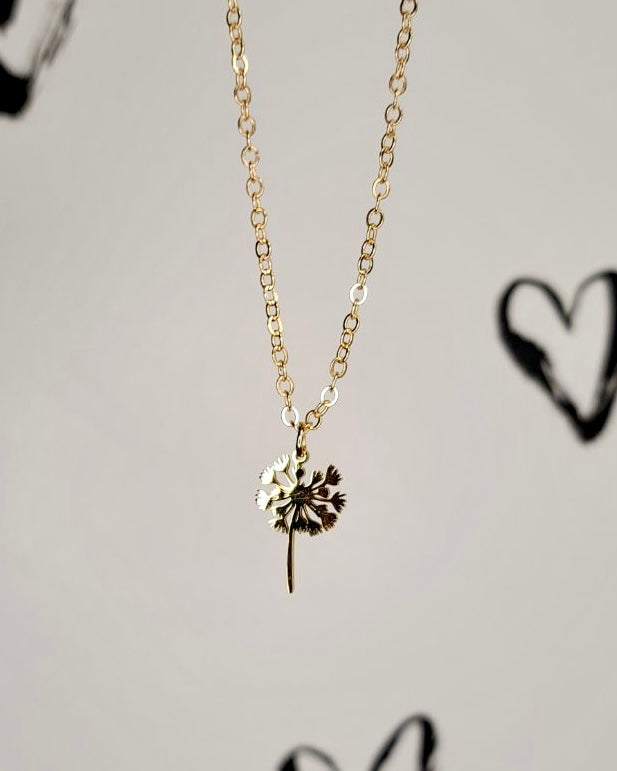 Dandelion Necklace