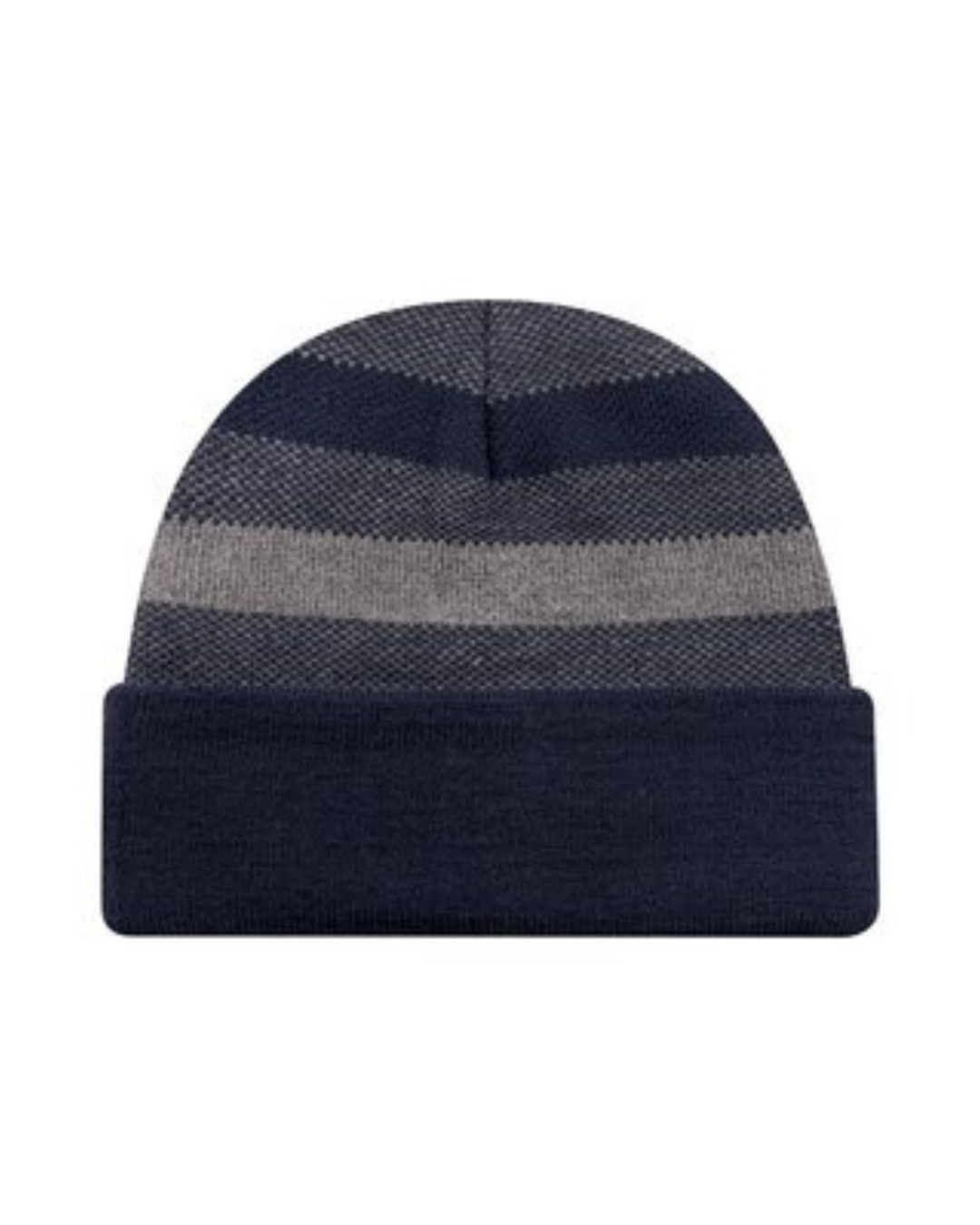 Acrylic Cuff Striped Toque - 3 COLORS