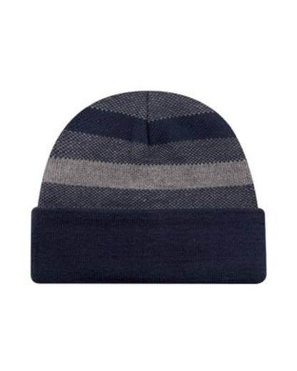 Acrylic Cuff Striped Toque - 3 COLORS