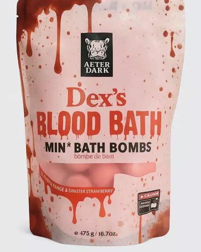 Dex's Blood Bath Mini Bath Bombs 🍁