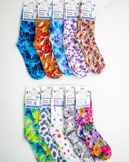 Butterfly Bamboo Dress Socks 🍁