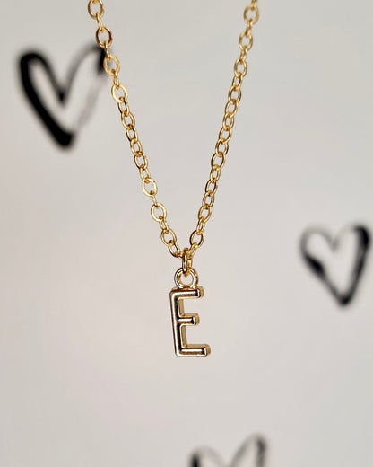 Gold Initial Necklace