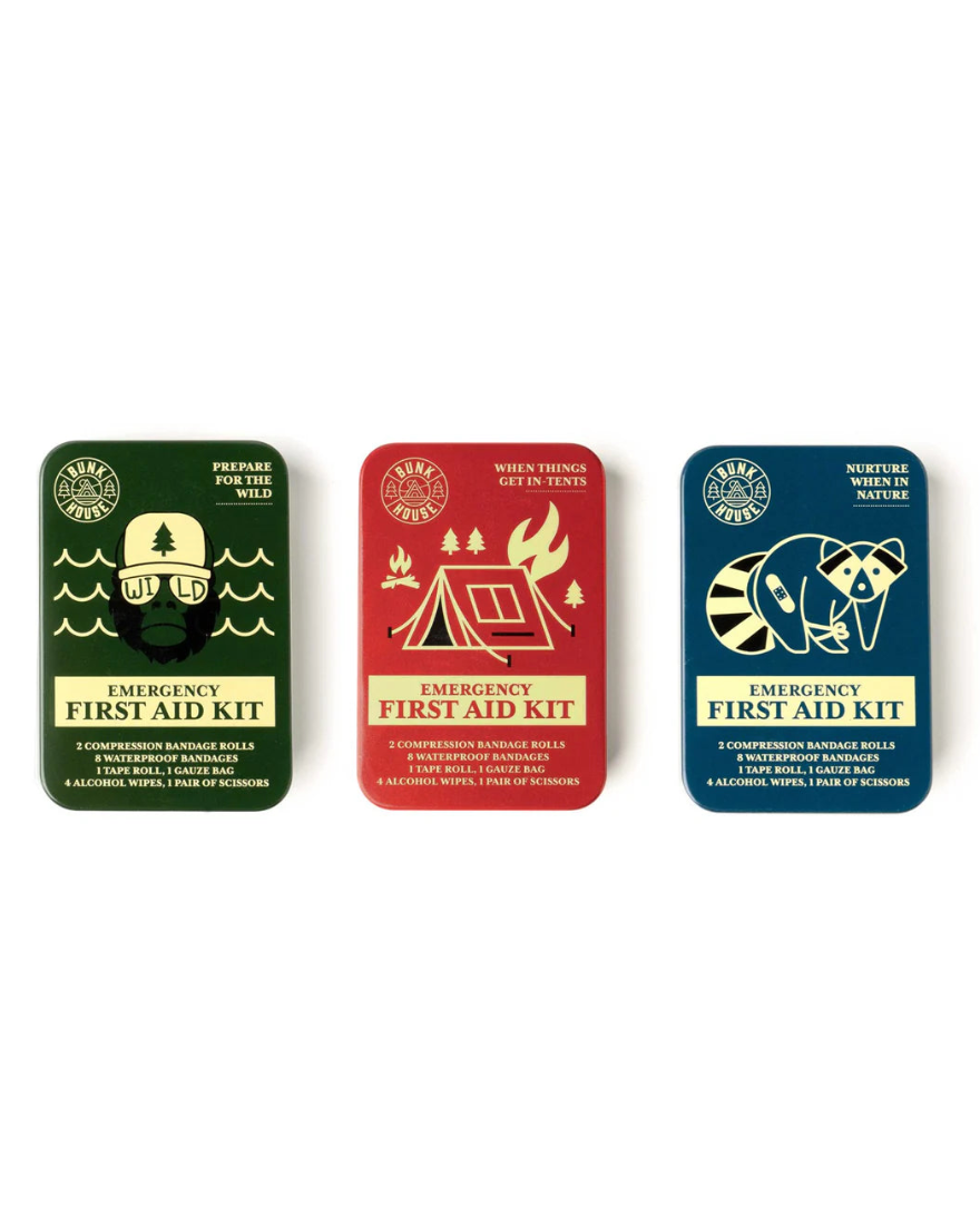 Emergency First Aid Kit Outdoor Tin
