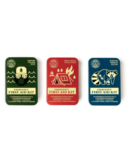 Emergency First Aid Kit Outdoor Tin