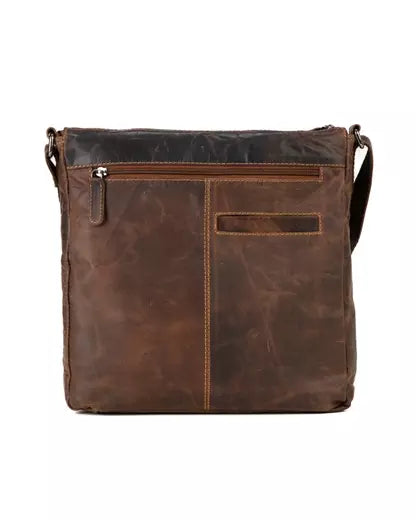 Emily Leather Shoulder Purse: 2 COLORS