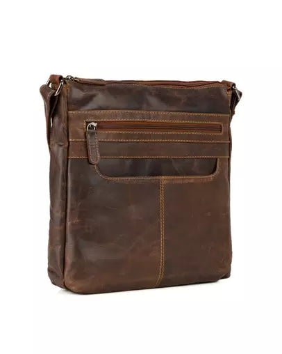 Emily Leather Shoulder Purse: 2 COLORS