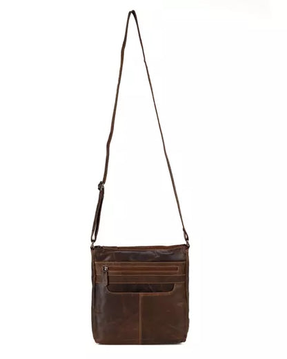 Emily Leather Shoulder Purse: 2 COLORS