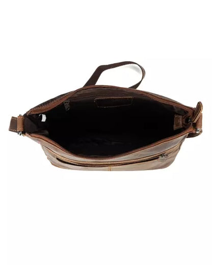 Emily Leather Shoulder Purse: 2 COLORS