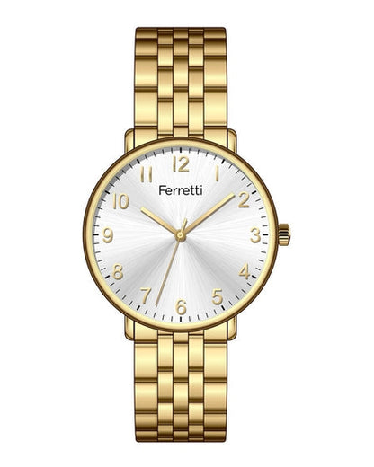 Women's Gold + Silver Face Watch