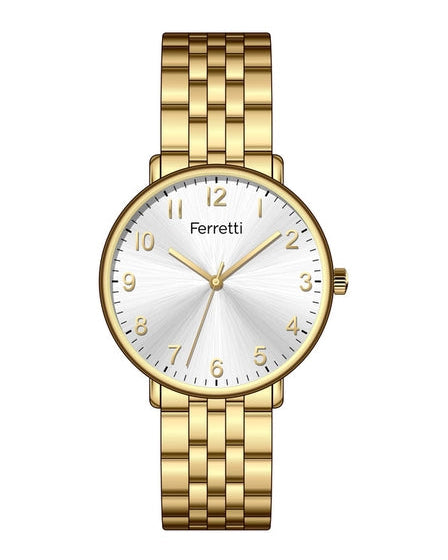 Women's Gold + Silver Face Watch