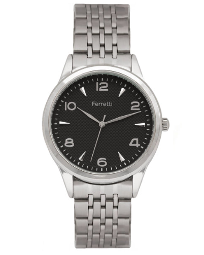 Men's Silver Classic Analog Watch