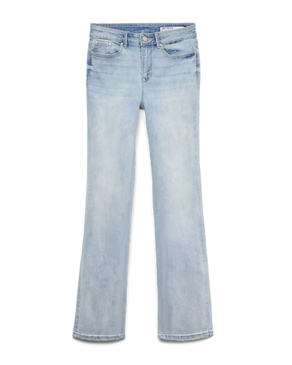 The Flash Mid Rise Light Blue Straight Jean
