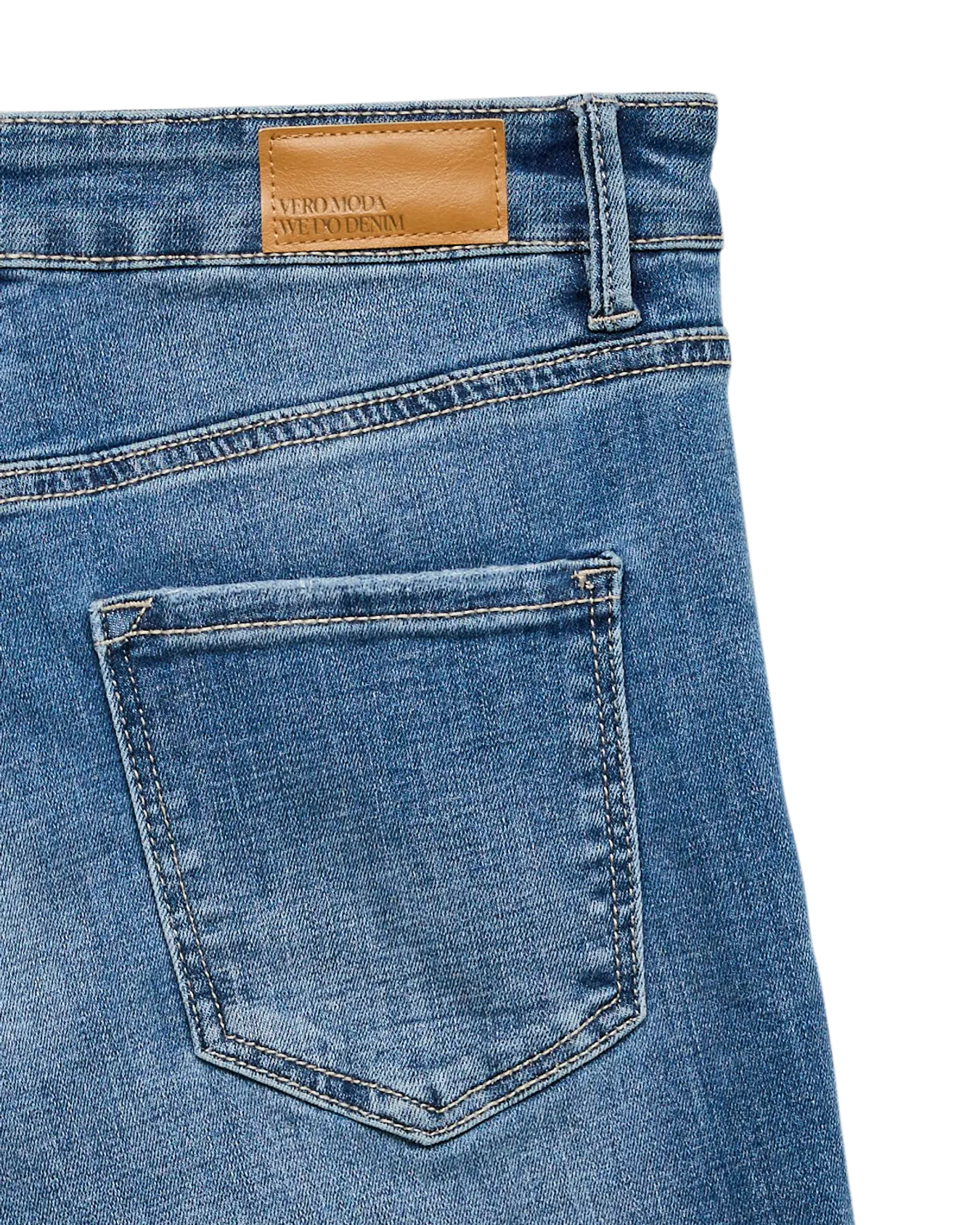 The Flash Mid Rise Medium Blue Straight Jean