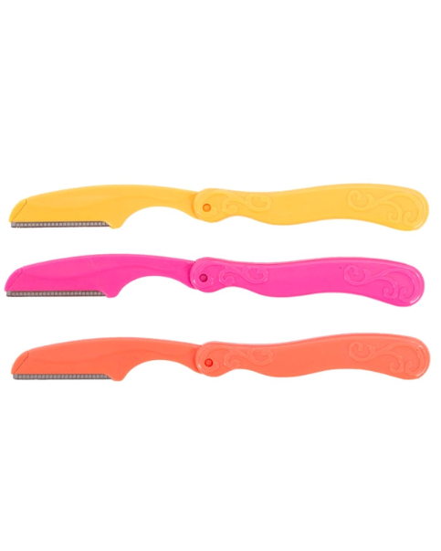 Foldable Facial Razors; 3 pack
