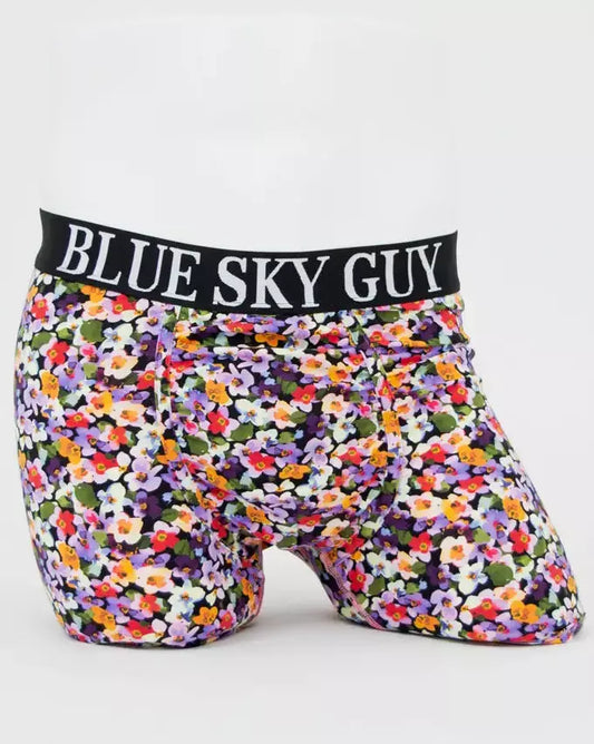 Frolic Flowers Men's Bamboo Boxer Briefs 🍁