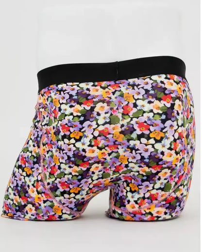 Frolic Flowers Men's Bamboo Boxer Briefs 🍁