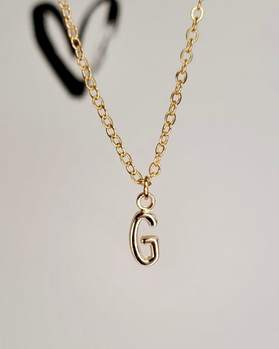 Gold Initial Necklace