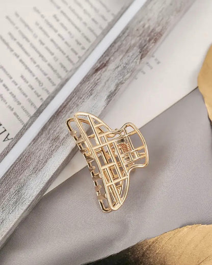 Gold Small Claw Hair Clip