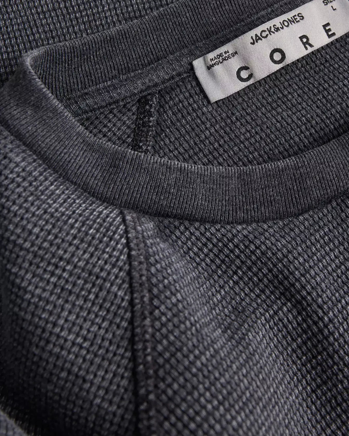 The Gravity Waffle Top: Black