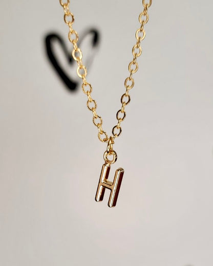 Gold Initial Necklace