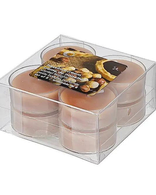 Hazelnut Cream Tealight Candles