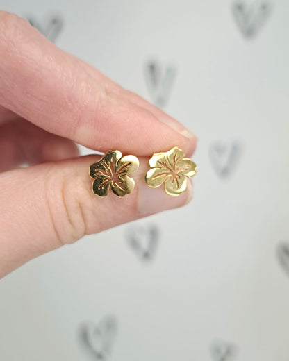 Hibiscus Flower Studs