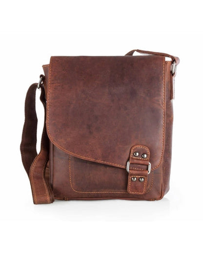 Hobart Unisex Leather Crossbody Bag: 2 COLORS