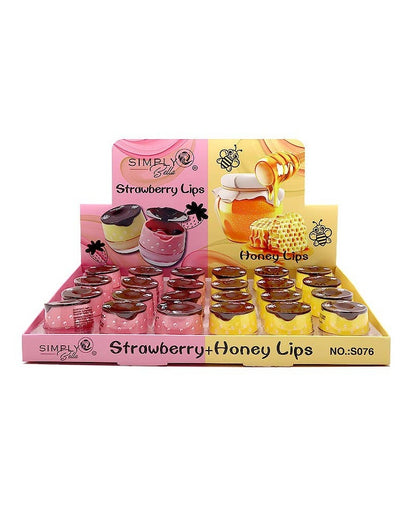 Honey + Strawberry Lip Balm