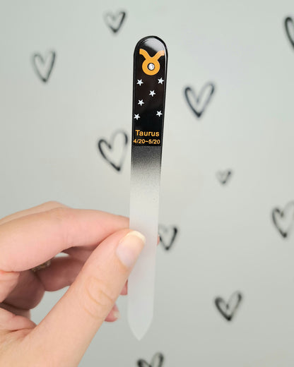 Horoscope Glass Nail File
