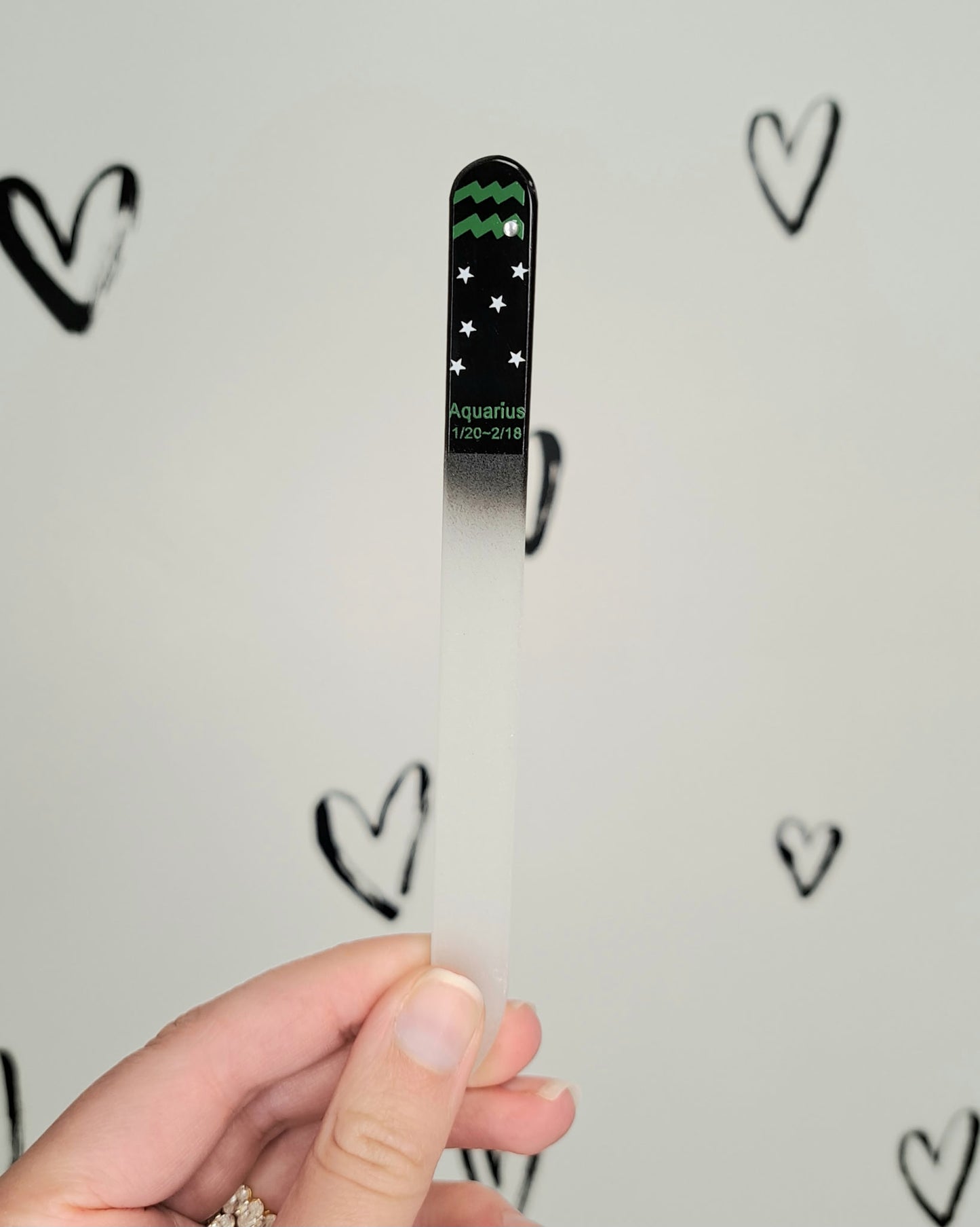 Horoscope Glass Nail File
