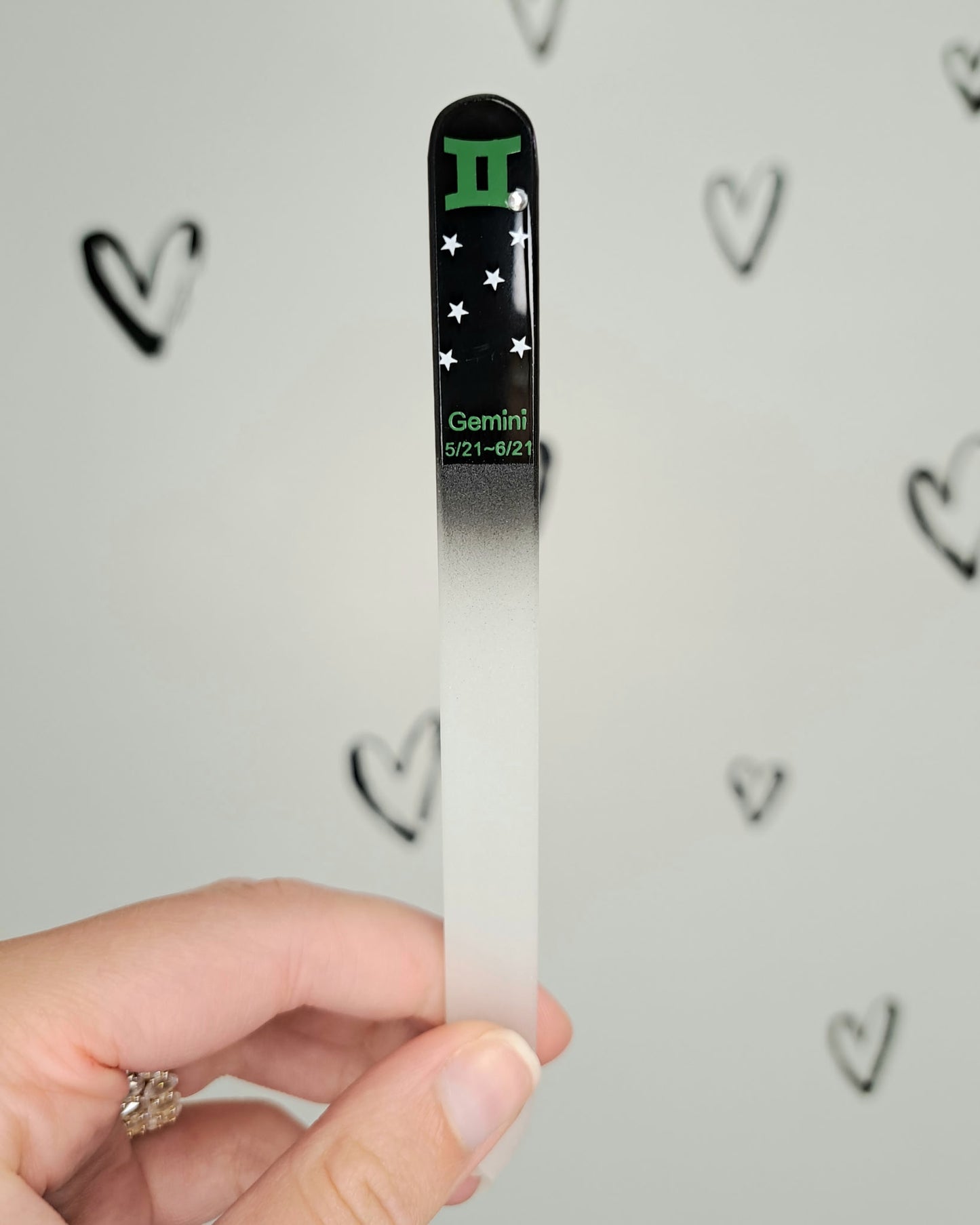 Horoscope Glass Nail File