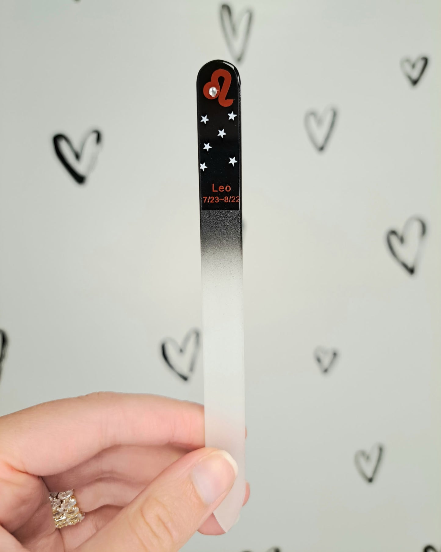 Horoscope Glass Nail File