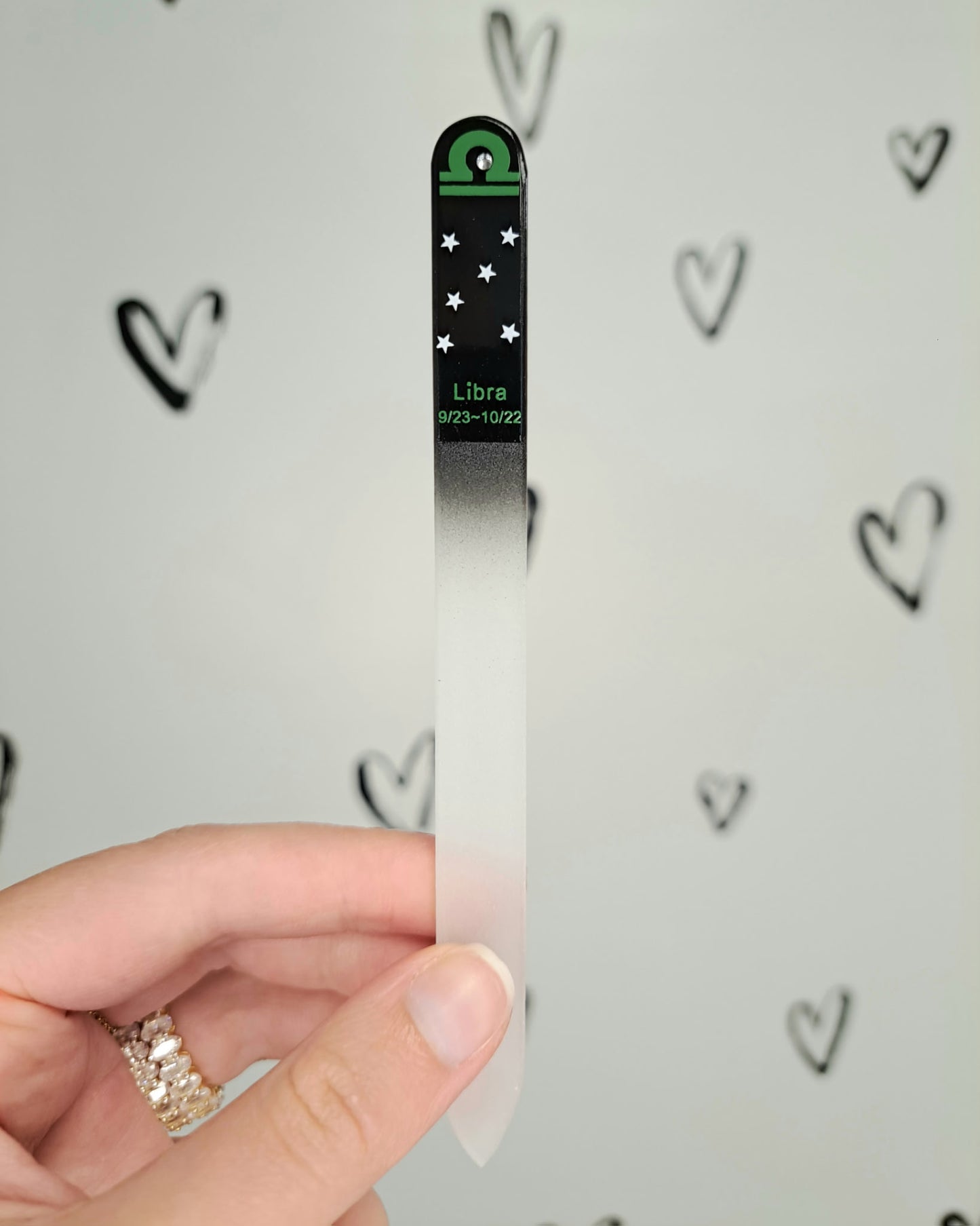 Horoscope Glass Nail File