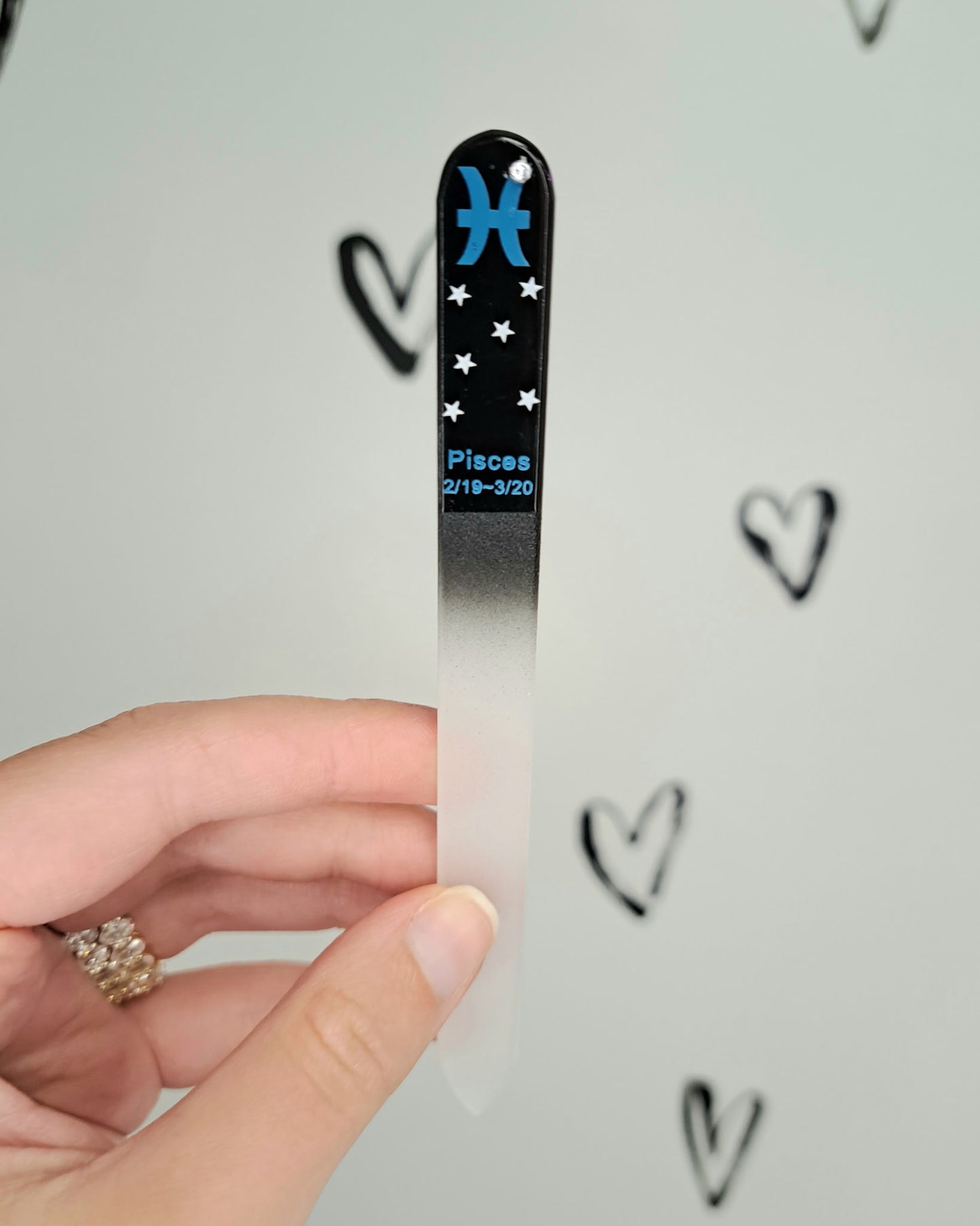 Horoscope Glass Nail File
