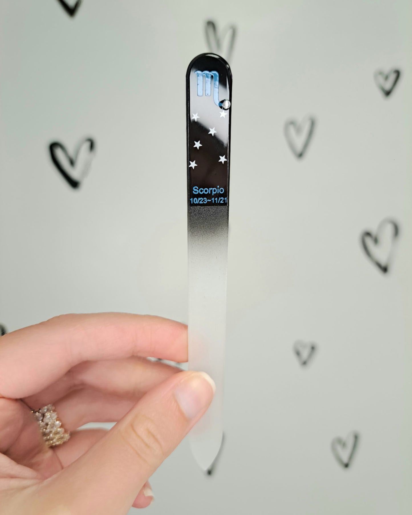 Horoscope Glass Nail File