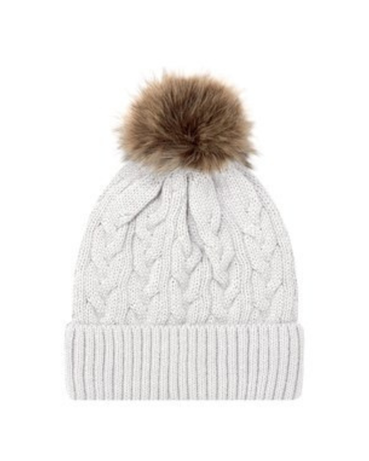 The Waffle Knit Pompom Toque - 3 COLORS