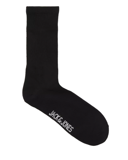 Black Cotton Blend 3-Pack Socks