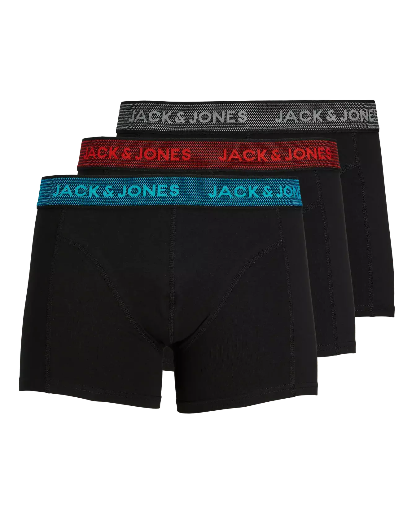 Black 3-Pack Organic Cotton Trunks