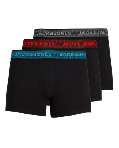 Black 3-Pack Organic Cotton Trunks