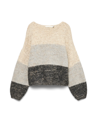 The Jenna Balloon Sleeve Boatneck Sweater