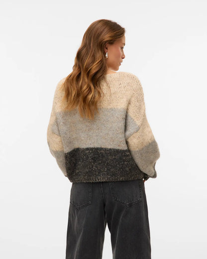 The Jenna Balloon Sleeve Boatneck Sweater