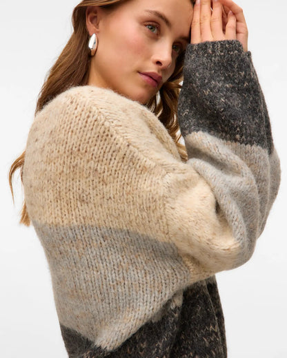 The Jenna Balloon Sleeve Boatneck Sweater