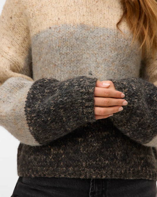 The Jenna Balloon Sleeve Boatneck Sweater