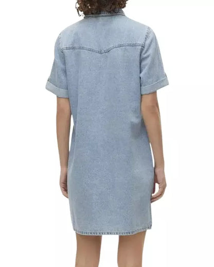 The Jennie Short Denim Dress - 2 COLORS