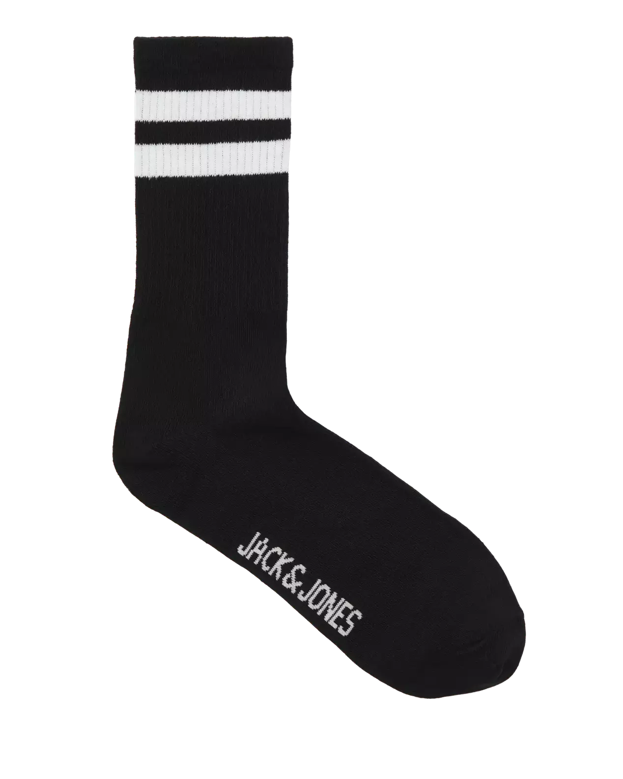 Black Striped 3-Pack Sport Socks